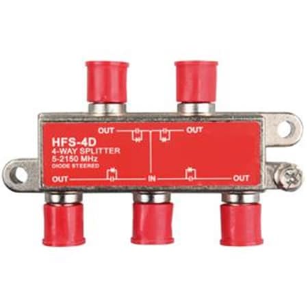 Jr Products 4-Way Digital Line Splitter - 2.4 Ghz J45-47345